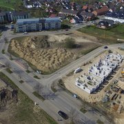 Rostock: Nahwärmenetz wird gebaut aus Vogelperspektive