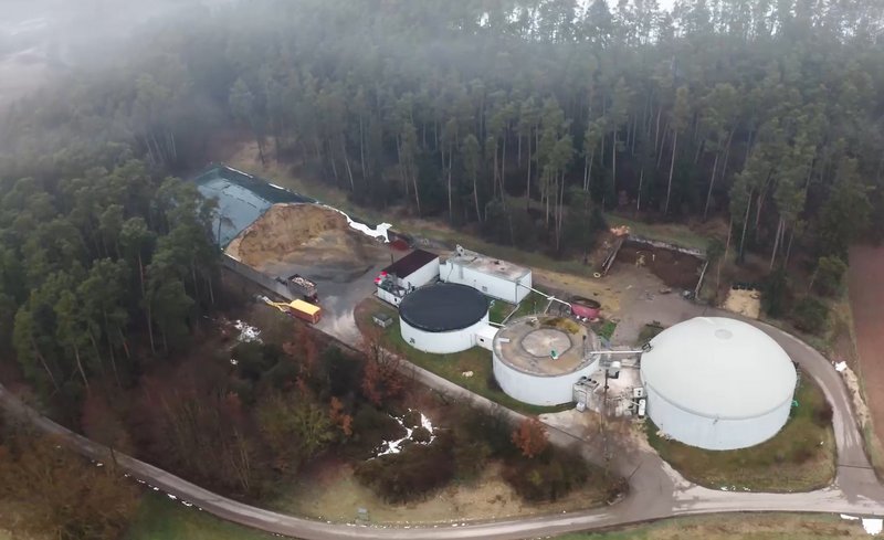 Wärmenetz in Windsbach: Biogasanlage