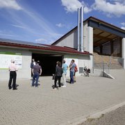 Bayerisches EnergieWasserkraftForum ENERPIPE Heizhaus in Dornhausen